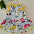 thumbnail image 6 of SPRING PARK Dog Dress for Small Medium Dogs - Girl Dog Fruit Printing Skirt, Spring Splicing Dog Clothes Costume Apparel, 6 of 7