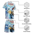 thumbnail image 4 of Adventure Time Jake The Dog Boys T-Shirt And Shorts Outfit Set Athletic Short Sleeve Tee Mesh Shorts Set for Kids, 4 of 8
