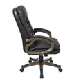 thumbnail image 2 of Executive Bonded Leather Office Chair in Espresso, 2 of 4