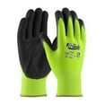 thumbnail image 2 of PIP Industries B1505372 G-Tek CR High-Visibility Nitrile Grip Gloves HPPE & Glass Liner Palm Gloves, Black & Lime Green - Medium - 12 Pairs, 2 of 2