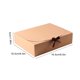 thumbnail image 5 of Injueey Caja de regalo de 5 uds., caja de recuerdo de papel para cumpleaños, cajas de embalaje de regalo de aniversario de fiesta con cinta, Kits de decoración para fiestas Amarillo METRO Injueey HA005885-11, 5 of 6