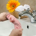 thumbnail image 5 of Nawy A Pink Background with Flowers Falling Kitchen Towels 2-Piece Set for Kitchens, Bathrooms, Showers 27.5*16in, 5 of 6