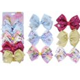 thumbnail image 6 of JoJo Siwa 12pcs Hair Bows for Girls ( 2 Set) - 5 Inches Alligator Clips (2), 6 of 8