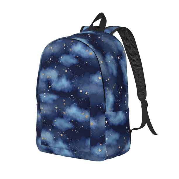 Fotbe Starry Sky Mochila de Lona con Estampado, Mochila Duradera, Mochila Versátil de Alta Calidad, Mochila Compacta Vintage-Medium
