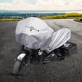 thumbnail image 2 of Unique Bargains XL Size Universal Half Cover Motorcycle Cover Silver Tone - Pack of 1, 2 of 7