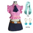 thumbnail image 2 of Disfraces de Cosplay para mujer, Anime japonés Los siete pecados capitales, Elizabeth Liones, uniforme de Halloween, peluca y pendientes, 2 of 5