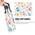 thumbnail image 4 of Yayeee 20oz Insulated Water Bottle Double Wall Stainless Steel with Flip Straw Lid, Cute Easter Eggs, 4 of 7