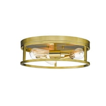 Bethel International Flush Mount Gold Iron
