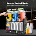 thumbnail image 5 of GSEICE 12-Gallon Commercial Slushy Machine with 3 Tanks – Professional Frozen Drink Maker for Margaritas, Daiquiris | Slushie Machine Perfect for Bars, Restaurants, and Large Parties, 5 of 7