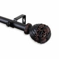 thumbnail image 2 of Lanette 1" Curtain Rod-Color:Mahogany,Size:66-120", 2 of 4