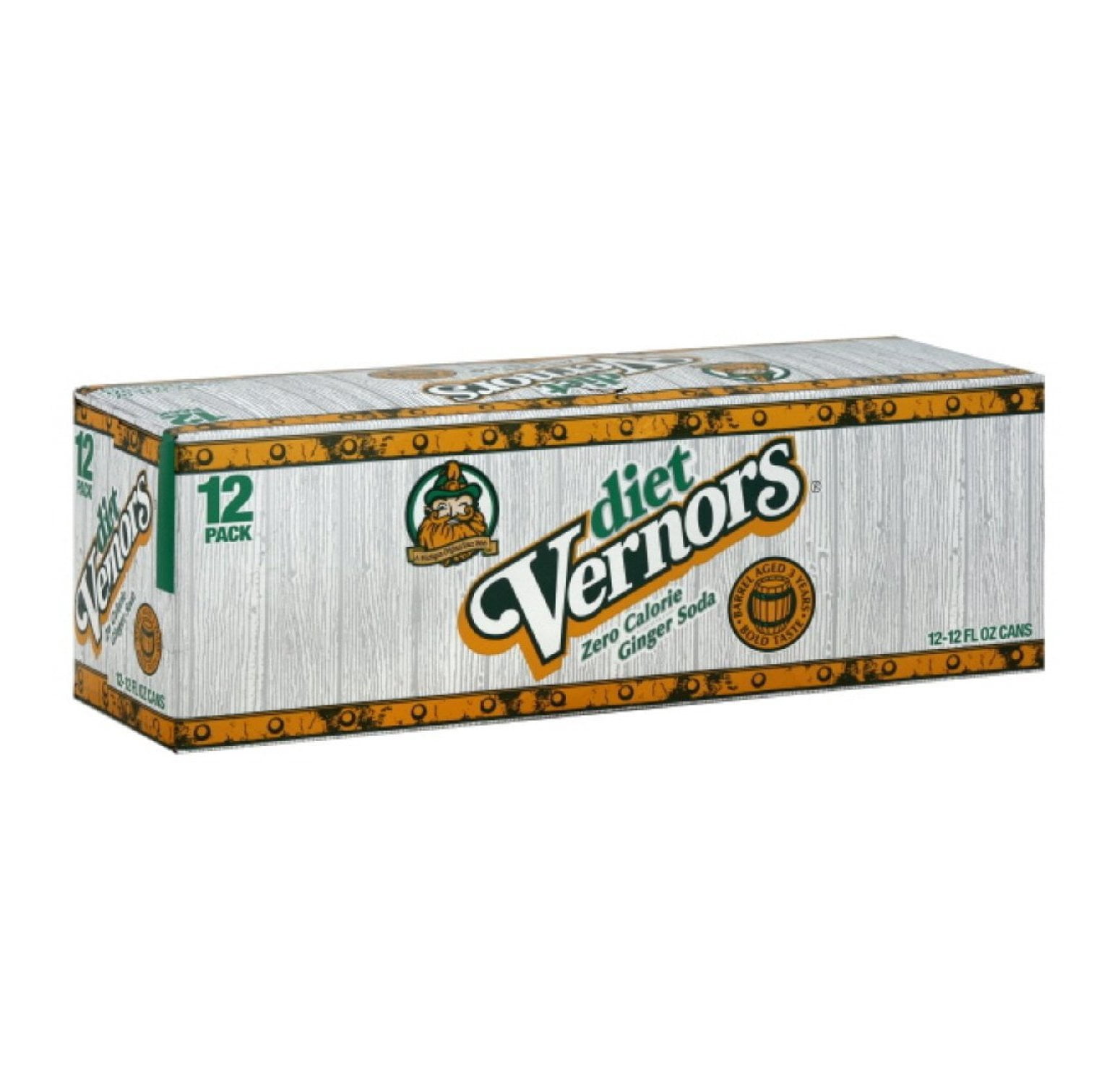 Vernor's Ginger Ale Diet, 12-Ounce (Pack of 2)