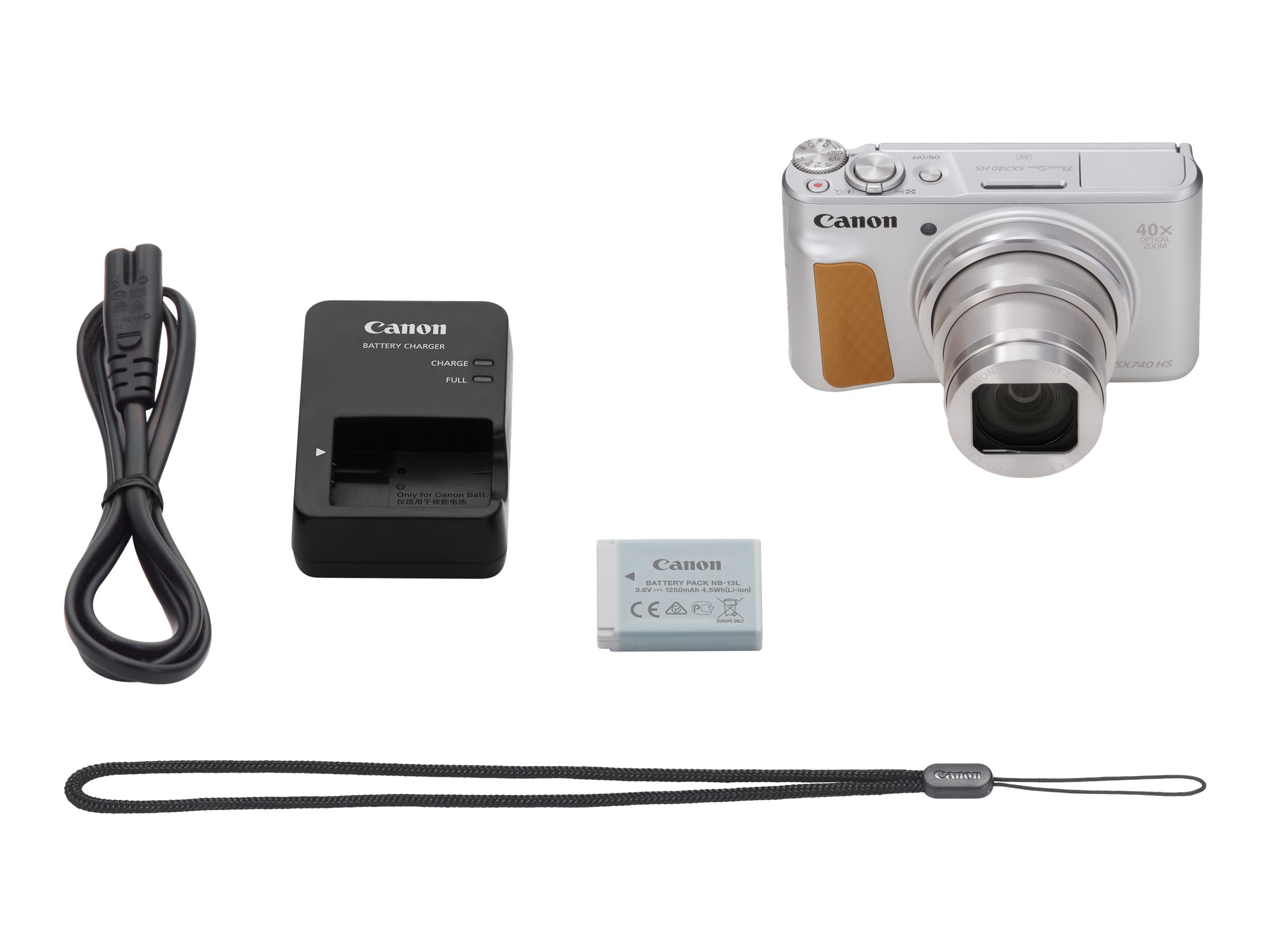 Canon PowerShot SX740 Digital Camera w/40x Optical Zoom & 3 Inch Tilt LCD - 4K VIdeo, Wi-Fi, NFC, Bluetooth Enabled (Silver) - Shop Black Friday Deals for 2024! - Walmart.com Canon PowerShot SX740 Digital Camera w/40x Optical Zoom & 3 Inch Tilt LCD - 4K VIdeo, Wi-Fi, NFC, Bluetooth Enabled (Silver) - Shop Black Friday Deals for 2024! - Walmart.com