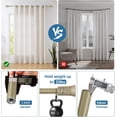 thumbnail image 6 of Urbanest Adjustable Single Curtain Rod Set Tribale Finials – 1 - Inch Diameter, With Cottage Rod, 28–48 Inches, 6 of 6