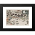 thumbnail image 2 of M. Fernand Bellenger 14x11 Black Modern Framed Museum Art Print Titled - A Festival in La Salle Des Fet (1900), 2 of 5