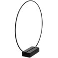 thumbnail image 2 of MLINS Black Metal Hoop for DIY Crafts with Stable Stand Perfect for Tabletop Decorations and Gifts 6.5 Inches, 2 of 6
