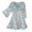 Light Blue, variant on Fesfesfes Tshirt Womens Floral-Print Casual Short Sleeve V Neck & Tops Thin Blouse Womens Summer Tops L(US:8)