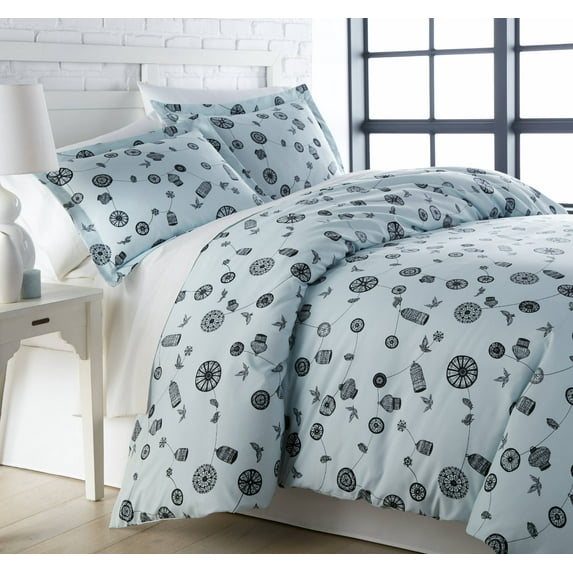 Songbird Spring Reversible Duvet Cover Set