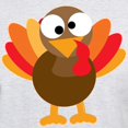 thumbnail image 3 of CafePress - Funny Thanksgiving Turkey Dark T Shirt - Light T-Shirt - CP, 3 of 4