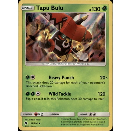 Pokemon Lost Thunder Tapu Bulu #37 (Best Nature For Tapu Bulu)