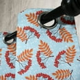 thumbnail image 4 of Ambesonne Rowan Grommet Curtain, Dried Leaf Bunch of Berry, 50" x 63", Pale Blue Red Orange, 4 of 6