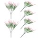 thumbnail image 3 of 6 piezas Flores de lavanda artificial Flores de plástico Flores plantas Ramos de vegetación falsas Flores, 3 of 5
