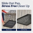 thumbnail image 6 of MidWest Homes for Pets 30-inch Two-Door iCrate Folding Dog Crate with Divider Panel, Leak-Proof Tray & Secure Latches, 6 of 10