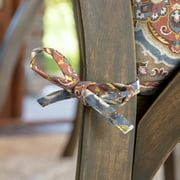 ARDEN Outdoor Dining Chair Cushion 20 x 20, Water Repellent, Fade Resistant 20 x 20, Global Vintage Medallion