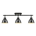 thumbnail image 6 of 3 Light Semi-Flush Mount in Classic Style 10.75 inches High By 35.38 inches Wide-Matte Black Finish-Matte Black Shade Color Bailey Street Home, 6 of 10