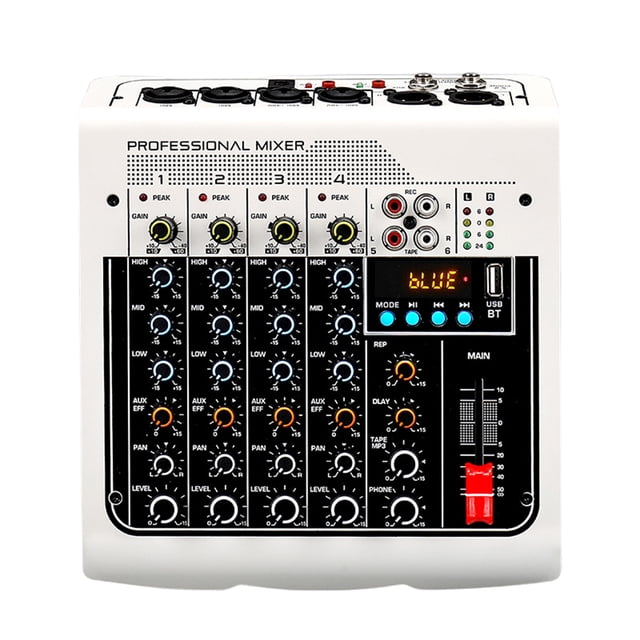 dor de sonido USB de con alimentación digital de 6 canales para DJ Studio Party Singing