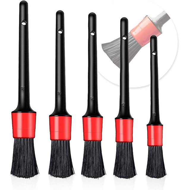 Cepillo para Detalles CHAO Juego de 5 Piezas Cepillos Limpiadores para Automóviles
