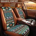 thumbnail image 3 of Chririnla Horse Geometric Pattern Car Seat Covers for Most Vehicles, Machine Washable Airbag Compatible Car Front Seat Covers 2 Pack Polyester Front Car Seat Protector, 3 of 7