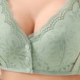 thumbnail image 5 of GUACER Bra for Women Plus Size Front Closure Lace Wirefree Full Coverage Support Bralette, Smoothing Comfort Bra with Wide Adjustable Straps, 5 of 5