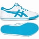 thumbnail image 1 of Asics Onitsuka Tiger Aaron GS Kids Sneaker Shoes Skater White Turquoise-Blue New, 1 of 5