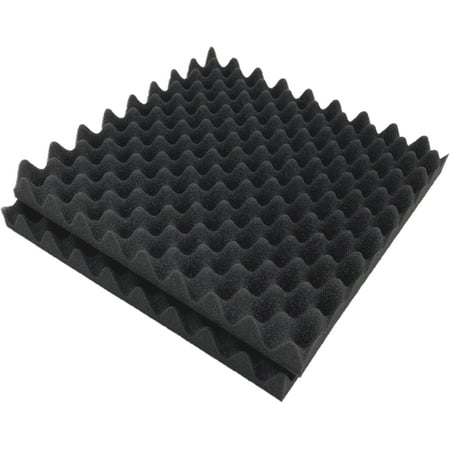 2 Pack Hand Gun Firearm Pistol Foam Tiles 12 x 12 x 1.4 Rifle Gun Case Protection Charcoal