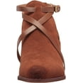thumbnail image 2 of New Corso Como Women's Hanna Bootie Cognac Splitsuede/Burnished Calf 6, 2 of 8