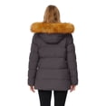 thumbnail image 2 of WenVen Women's Winter Coat Warm Puffer Jacket Windproof Parka with Removable Hood Gray 3XL, 2 of 9