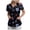 Black, variant on 4th of July Nurse Shirt Plus Size The Stars and Patriotic Workwear Healthcare Nursing Uniforms (Navy, XL)