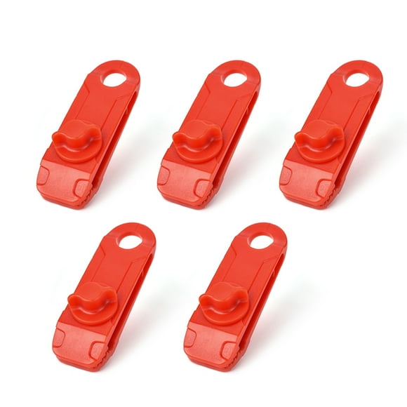 Clip Clip de lona, hebilla de Clip para toldo de tienda, abrazaderas de cuerda de viento para exteri Tomshoo Clip