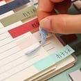 thumbnail image 4 of Musbetu 4Pcs Sticky Index Tabs Sorting Paper Stationery Labels Fluorescent Index Sticker for Home Office School, 4 of 7