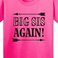 thumbnail image 4 of Inktastic Big Sis Again Sister Announcement Youth T-Shirt, 4 of 5