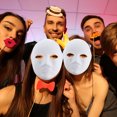 thumbnail image 4 of 9pcs DIY White Masks Pintado a mano Mascarilla Masquerade Prop Para Fiesta, 4 of 6