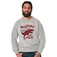 thumbnail image 4 of Ninjasaurus Rex Tyrannosaurus Turtle Men's Crewneck Sweatshirt Brisco Brands L, 4 of 5