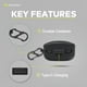 thumbnail image 5 of Funda de carga Sony de repuesto para auriculares WF-1000XM5, color negro, 5 of 7