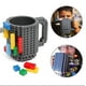 thumbnail image 2 of Taza creativa de 12 oz Taza Lego Building Block Ladrillo Taza de café Juguete, 11 Feliz Sencillez, 2 of 5
