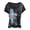 Dark Gray, variant on Emo Grunge Top Short Sleeve Y2k Shirts Vintage Streetwear Tops Women 2000s Fashion (Wine, S)