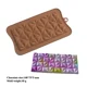 thumbnail image 1 of Molde de silicona irregular para hornear chocolate, 29 estilos, con forma de flor porosa, para hacer dulces, gelatina, hielo, decoración de tartas, jabón, vela, 1 of 6