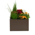 thumbnail image 2 of Vego Garden Modern Raised Garden Bed 17" Tall 27" x 53" Heavy Planter Box for Trees Plants Flowers Double-Walled Metal Planters for Commercial Residential Patio, Umber Brown, 2 of 7