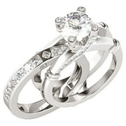 Mother's Day Sale Clearance - 2 In 1 Creative Combination Ring Set With Zircon And Versatile Fashion Ring