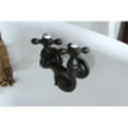 thumbnail image 2 of Kingston Brass Vintage 3-3/8" Wall Mount Clawfoot Tub Filler, 2 of 5