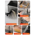 thumbnail image 4 of Fregadero de Cocina de Acero Inoxidable 304 Negro Tarja con Grifo Extraíble y Accesorios Kit Completo 68x45x22cm, 4 of 10